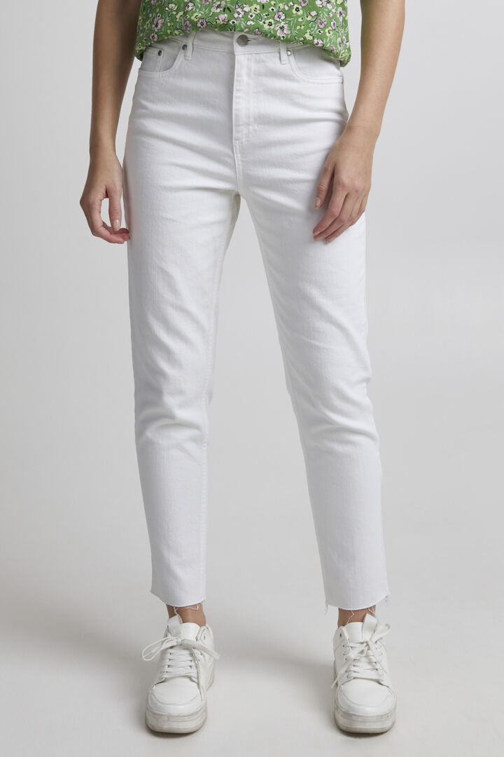B YOUNG White Jeans