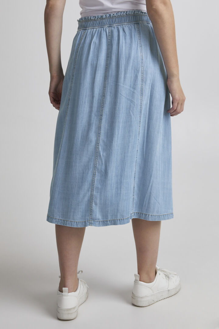 B YOUNG Chambray Skirt