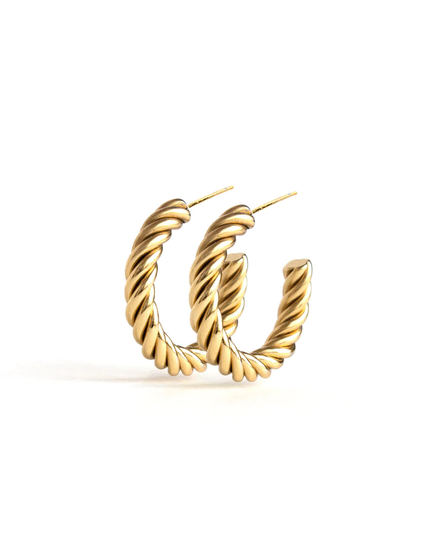 WELL DUNN Spin Earrings - Gold