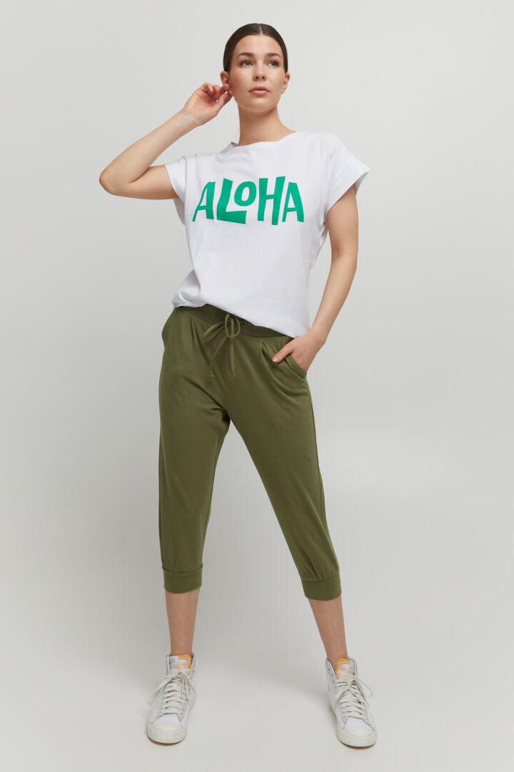 B YOUNG Organic Cotton Capri Joggers