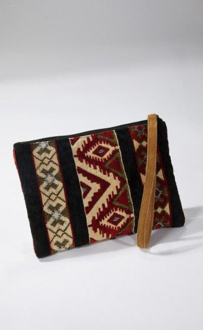 NEW! Southwestern & Ikat Ethnic Pattern Clutch