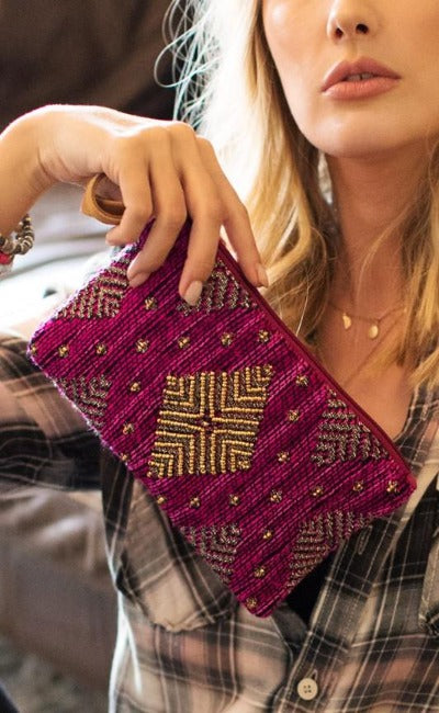 NEW! Handmade Pattern Clutch