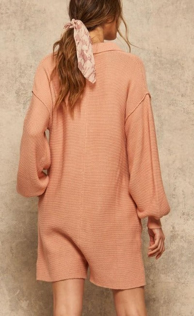 NEW! Ribbed Knit Romper