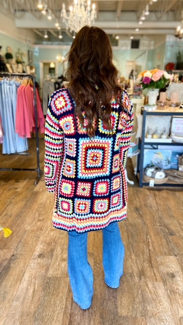 G&RGEOUS Patchwork Cardigan (Fit S/M)