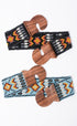 NEW! Wide Beaded Belt