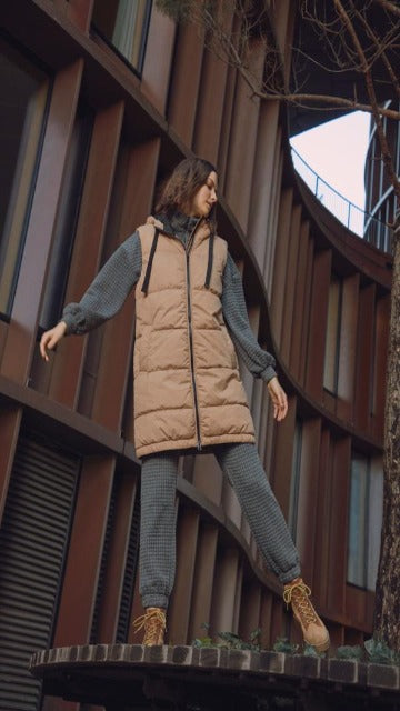 NEW! B.YOUNG  green Puffer Vest