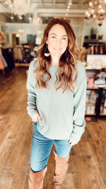 WILFRED FREE Sky Blue Sweater (M)