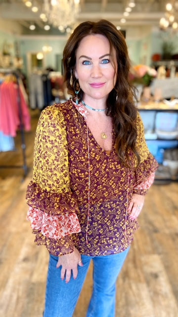 ALICE+OLIVIA Floral Blouse (S)