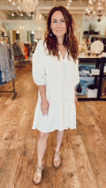 B YOUNG Forever Cream Dress