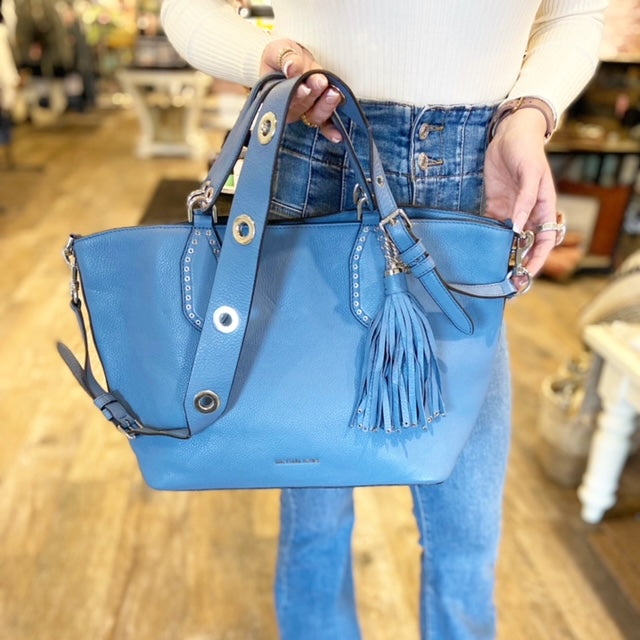 MICHAEL KORS Large Blue Handbag