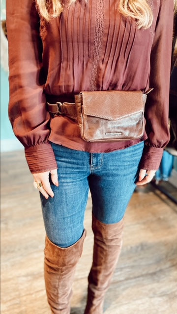 SPIKES & SPARROW Leather Waistbelt