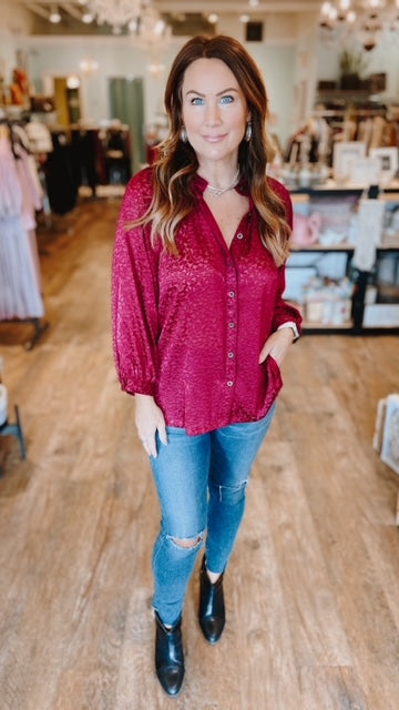 ANTHROPOLOGIE Sheer Textured Blouse (M)