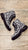GEOX Black & White Leather Boots (7)