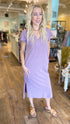 MODODOC Mauve Midi Dress