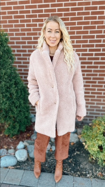 WILFRED FREE Teddy Coat (S)