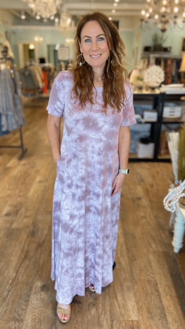 MODODOC Tie Dye Maxi Dress