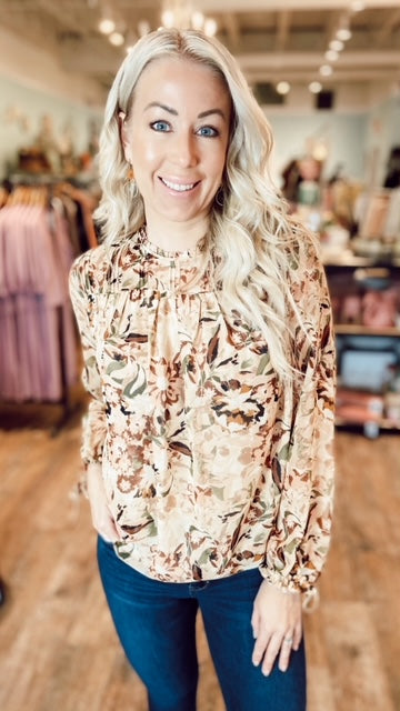 WILFRED Floral Blouse (S)
