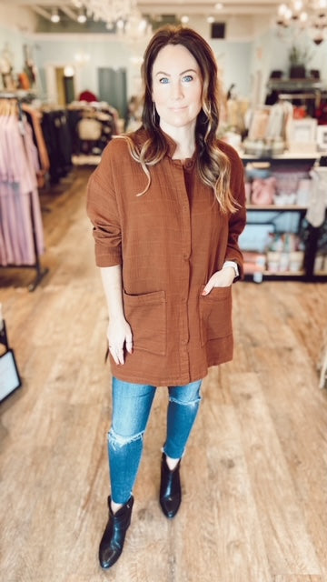 EILEEN FISHER Organic Cotton Top (L)