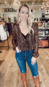 CAMI NYC Leopard Bodysuit (M)