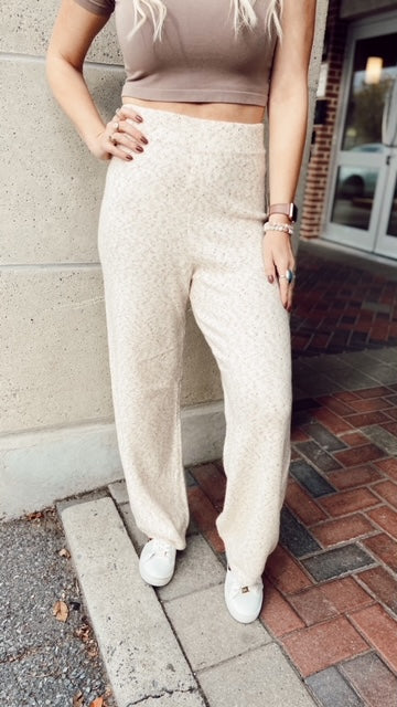 NEW! Cozy High Rise Knit Pant!