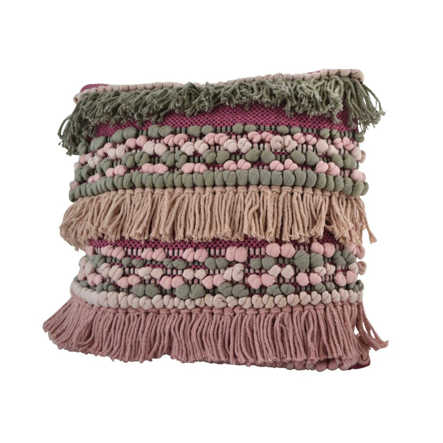 NEW! Cushion Fringe Ashen
