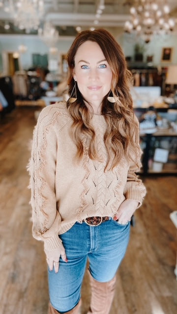 RAILS Camel Sweater (M)