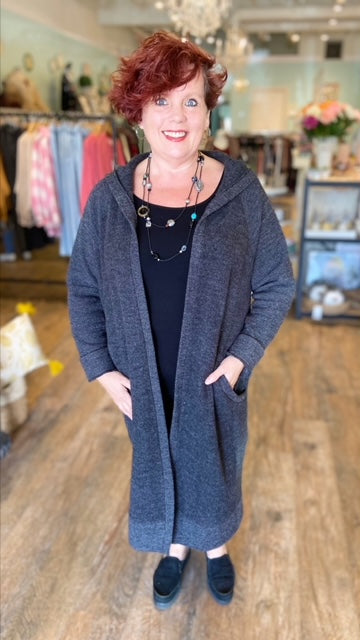 SHANNON PASSERO Hooded Cardigan (XL)