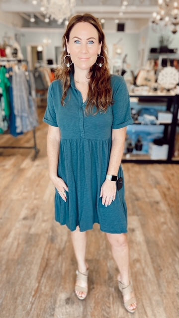 MODODOC Short Sleeve Dress