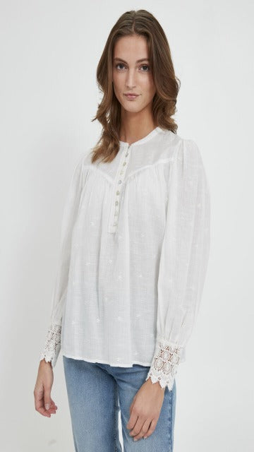 B Young Light Woven Blouse