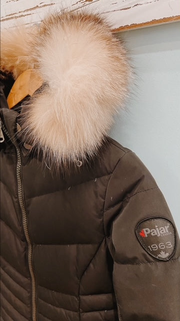 PAJAR Black Down Coat (XS)