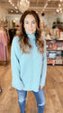 GARNET HILL Blue Sweater (L)