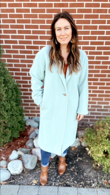 WILFRED Sage Merino Coat (S)