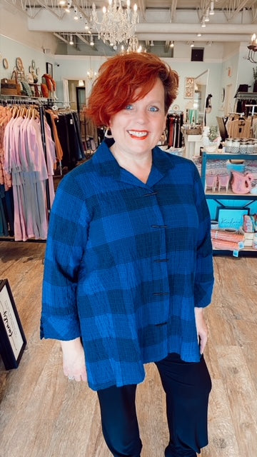 HABITAT Plaid Top (M)