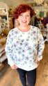 NYDJ Floral Sweatshirt NWT! (L)