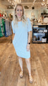 MODODOC Blue Cotton Dress