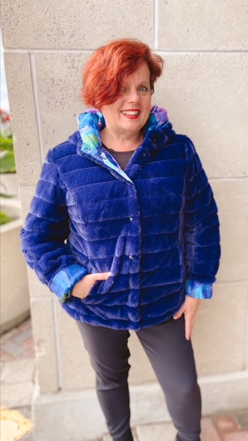 CLAIRE DESJARDINS Reversible Coat (L) NWT!