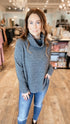 COMMUNITY Grey TNeck Sweater (S)