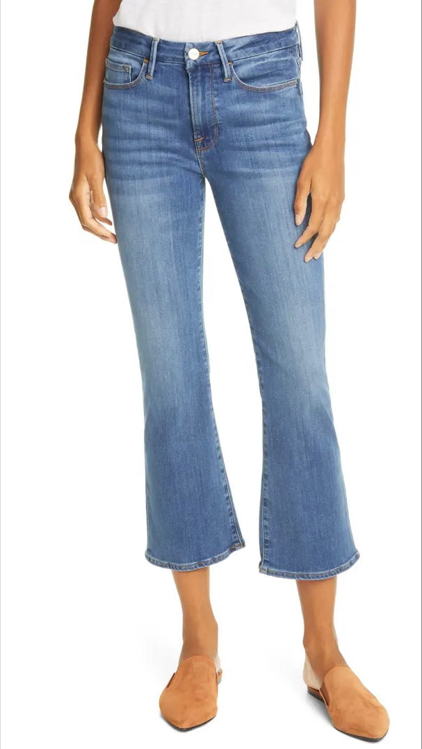 FRAME Le Crop Mini Boot Jeans (29)
