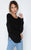 NEW! Waffle Knit Crew Neck Top