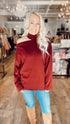 OAK + FORT Burg Mock Neck Sweater (M) NWT!