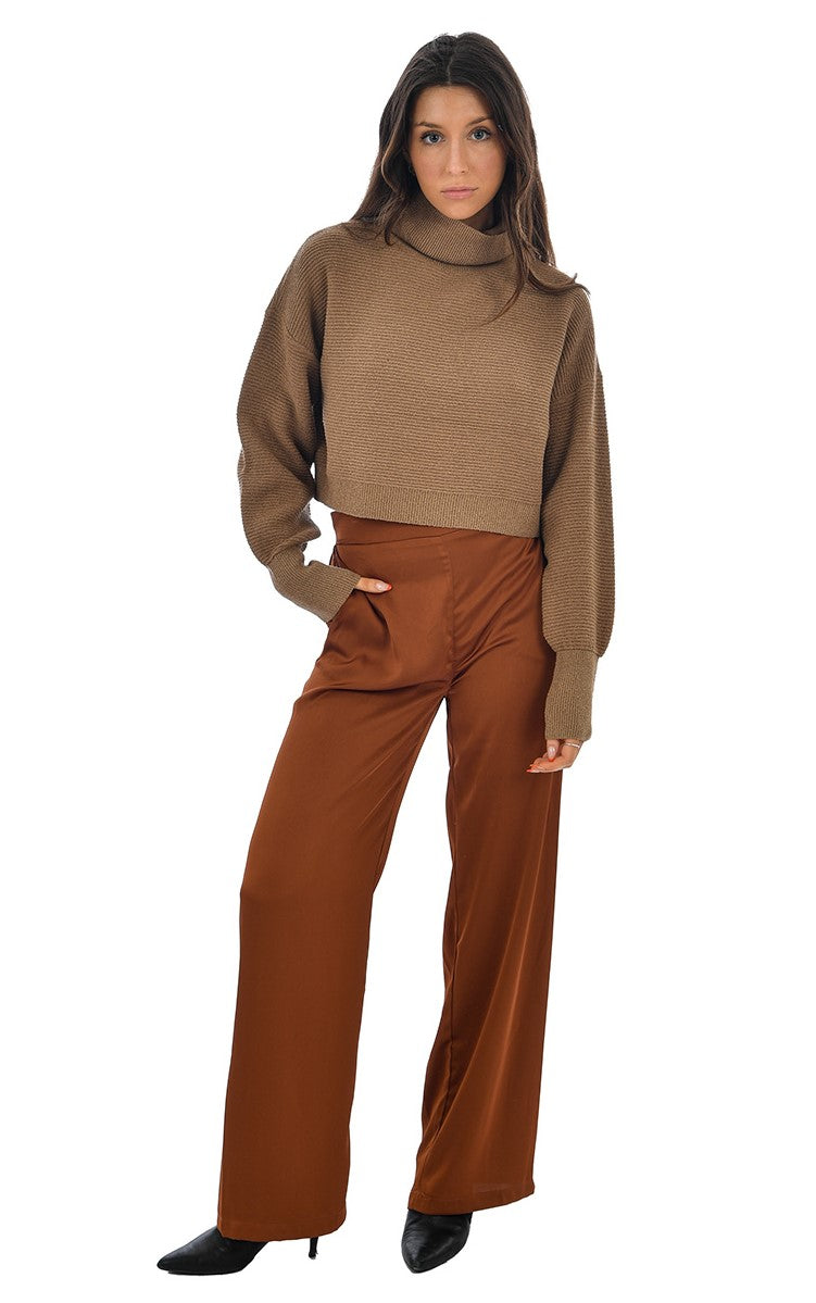 RD STYLE Coco T-Nk Crop Sweater