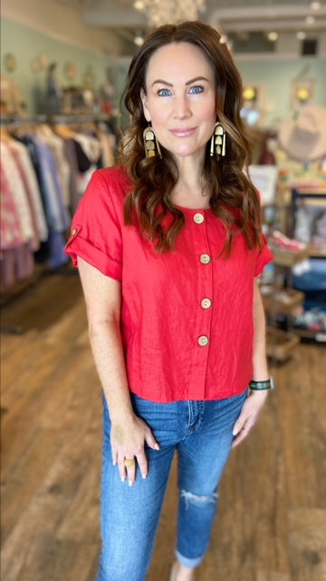 BLU9 Linen Top (L)