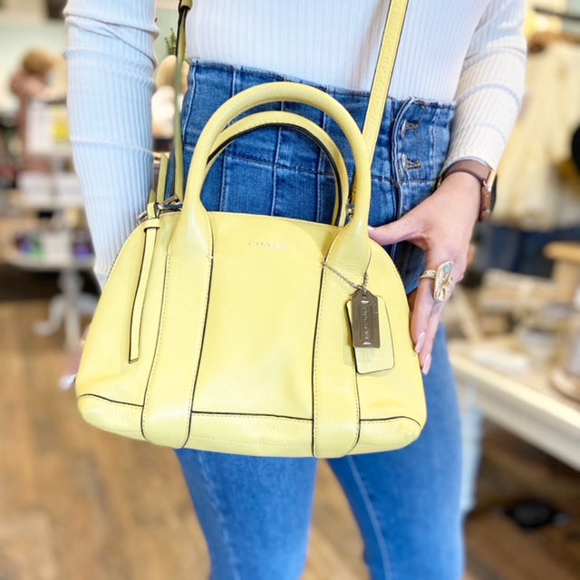 COACH Yellow Handbag