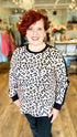 QUANTUM COURAGE Leopard Sweatshirt NWT! (M)
