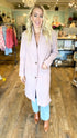 WILFRED Merino Wool Mauve Coat (M - Fits 6)