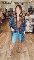 LINE ITALY Navy Knit Cardigan (S/M) NWT!