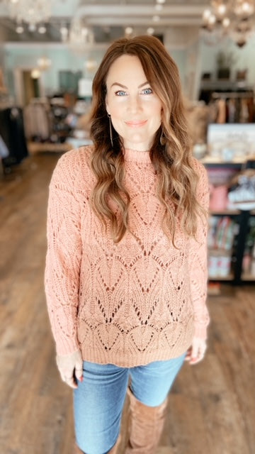 HEARTLOOM Rose Knit Sweater (M/L)