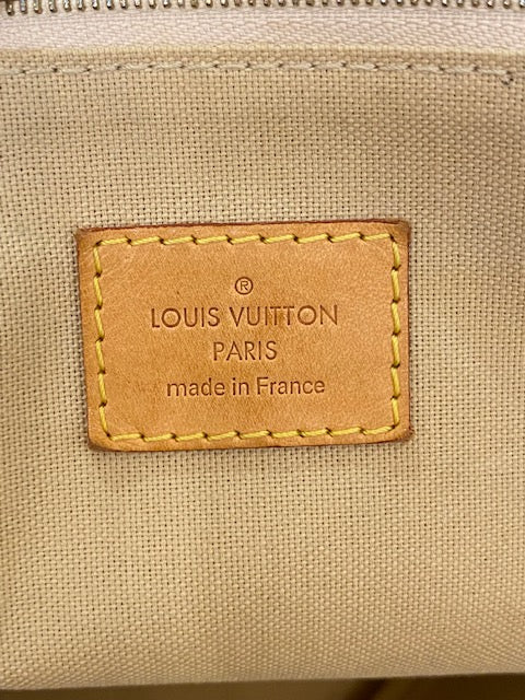 LOUIS VUITTON Damier Azur Soffi Shoulder Tote Handbag