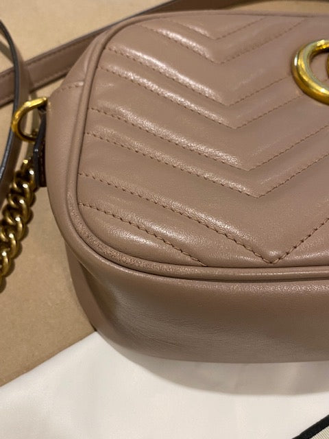 GUCCI GG Marmont matelassé mini bag