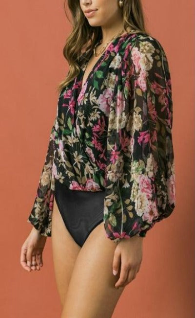 NEW! Floral Bodysuit